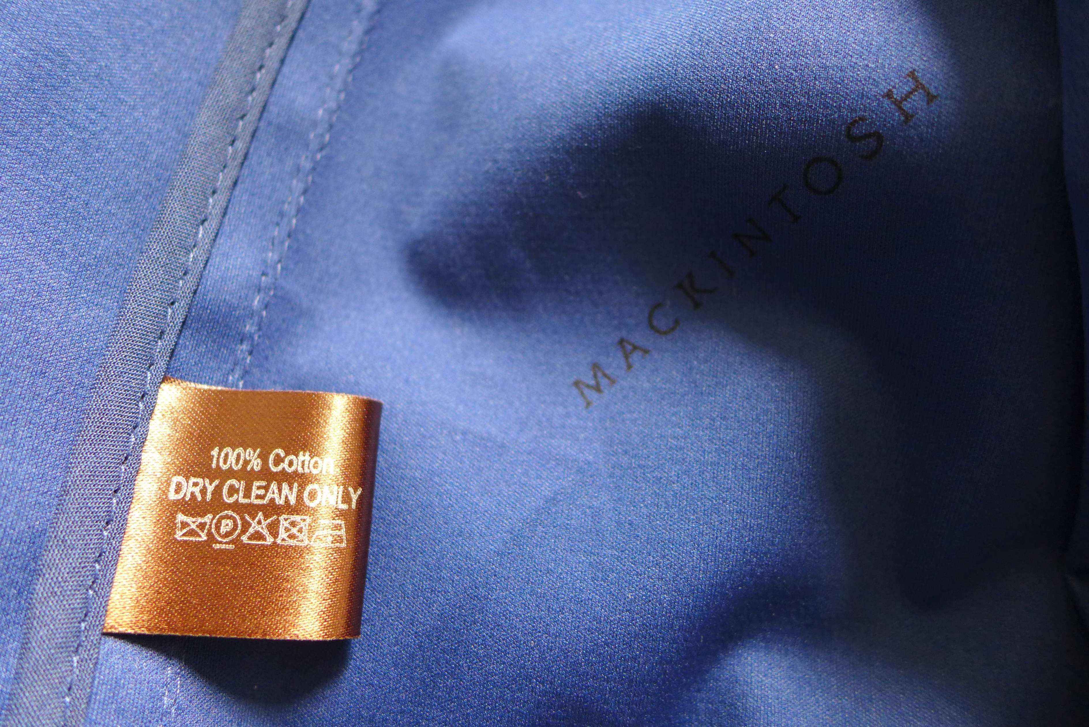 Mackintosh Mackintosh GM-010B Hooded Raincoat - Indigo Blue Size US L / EU 52-54 / 3 - 20 Thumbnail