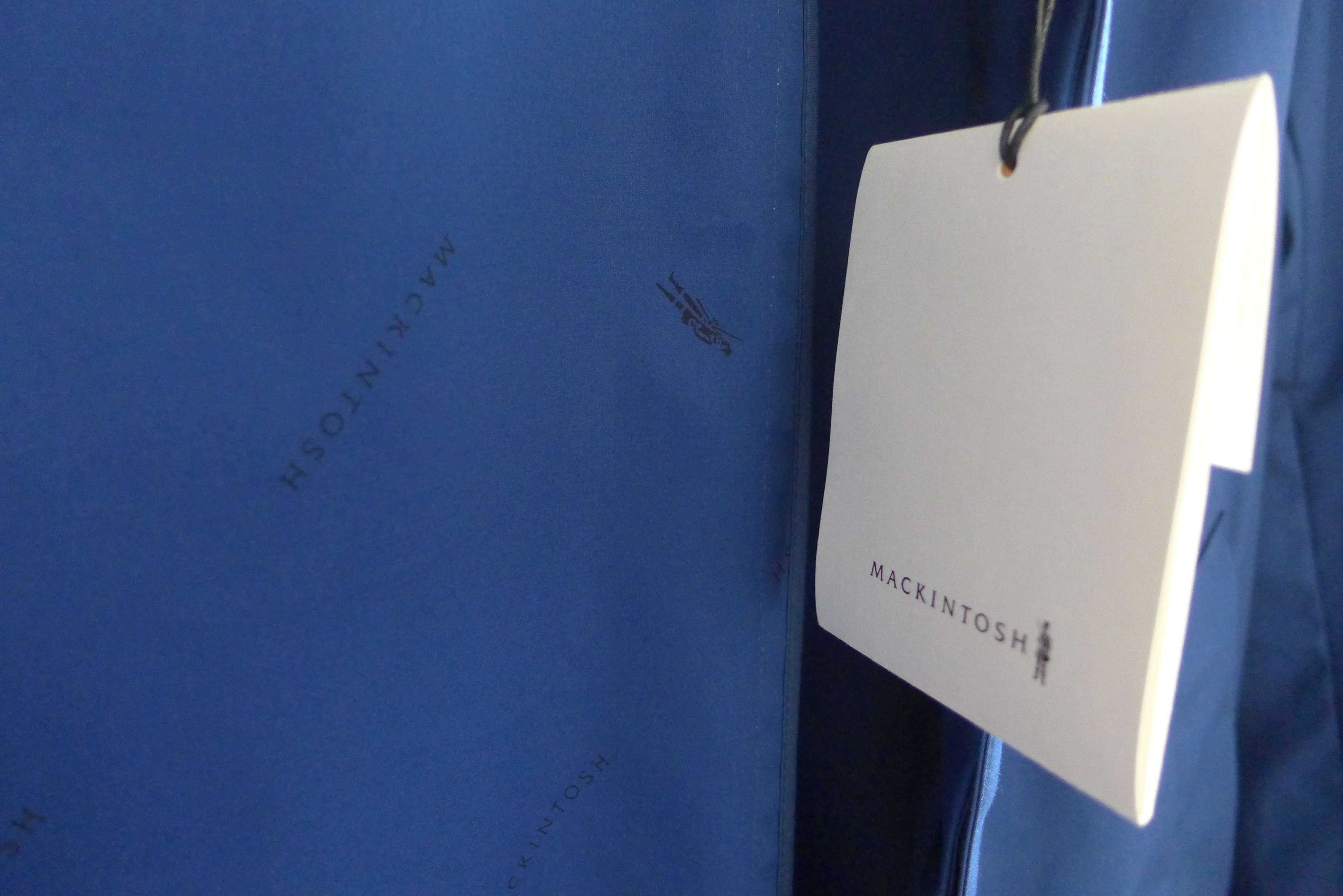 Mackintosh Mackintosh GM-010B Hooded Raincoat - Indigo Blue Size US L / EU 52-54 / 3 - 19 Thumbnail
