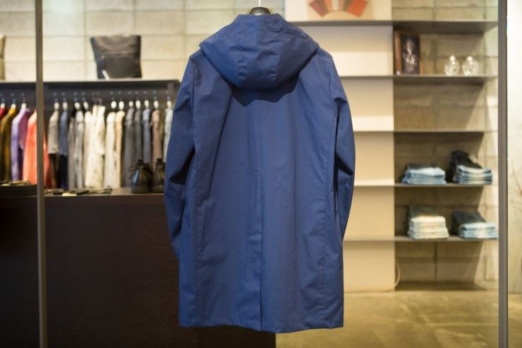 Mackintosh Mackintosh GM-010B Hooded Raincoat - Indigo Blue Size US L / EU 52-54 / 3 - 2 Thumbnail