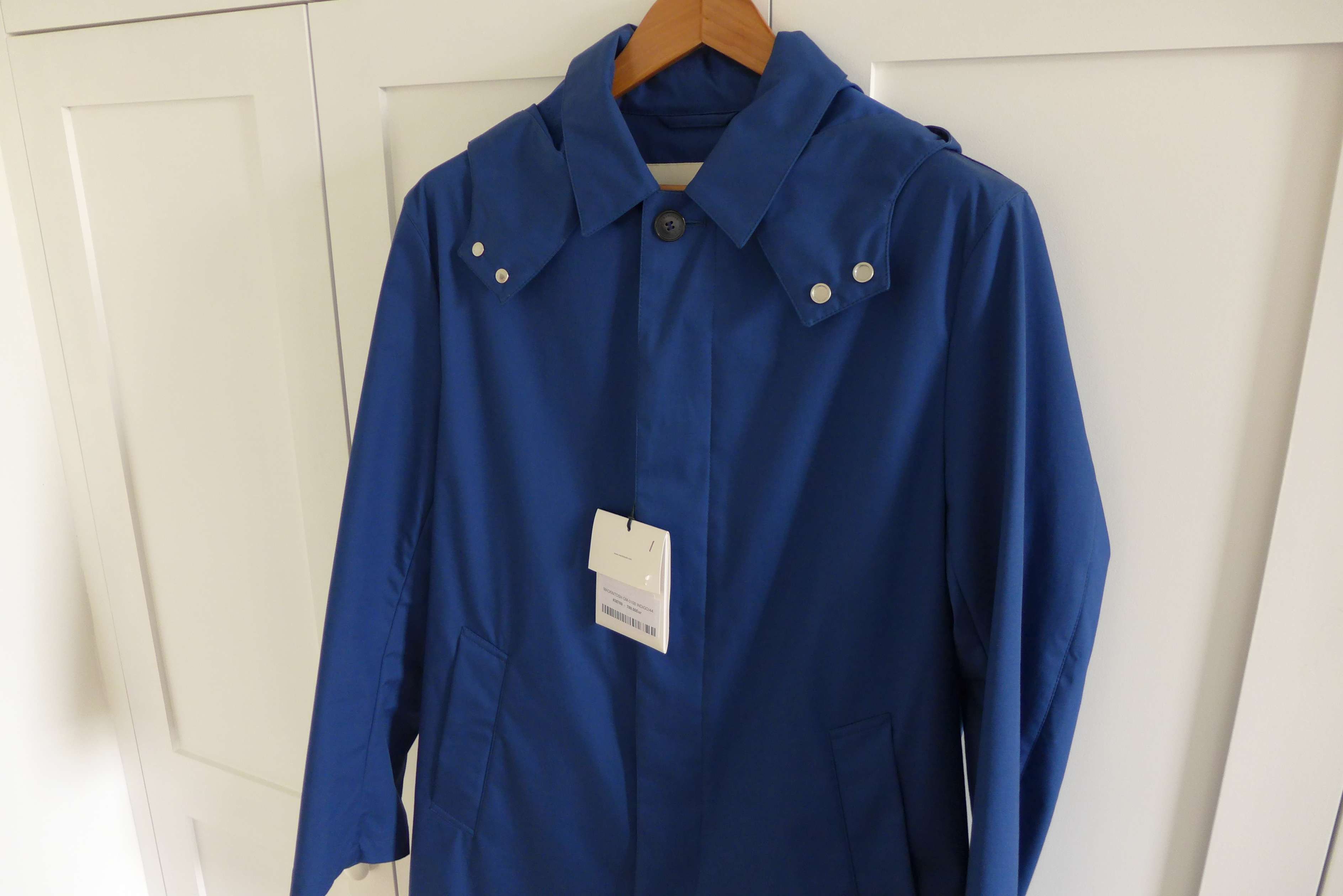 Mackintosh Mackintosh GM-010B Hooded Raincoat - Indigo Blue Size US L / EU 52-54 / 3 - 16 Thumbnail