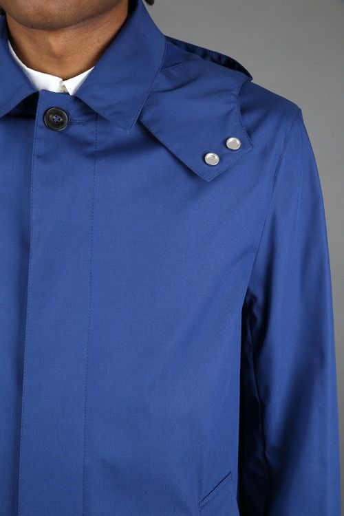 Mackintosh Mackintosh GM-010B Hooded Raincoat - Indigo Blue Size US L / EU 52-54 / 3 - 10 Thumbnail