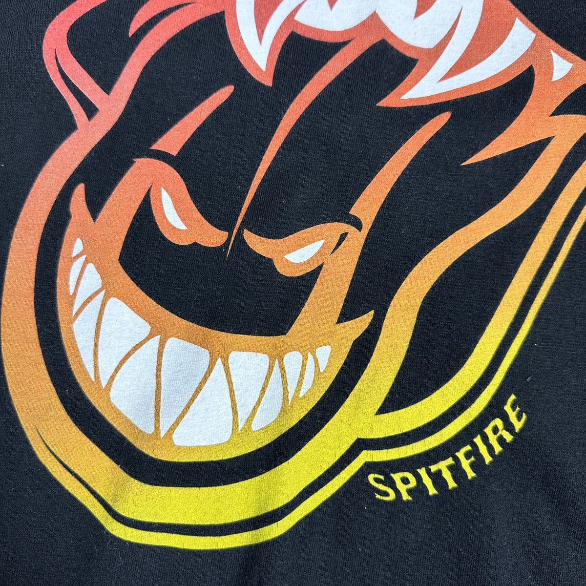 Spitfire Vintage 00s Spitfire Rolling Stones Flame logo tee y2k rock Size US M / EU 48-50 / 2 - 4 Thumbnail