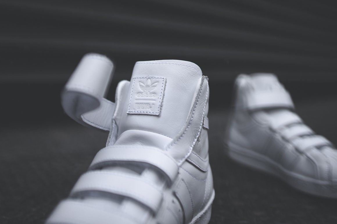 Adidas Adidas x Juun.J Pro Model 80s Hi Sneakers - White Size US 6.5 / EU 39-40 - 3 Thumbnail