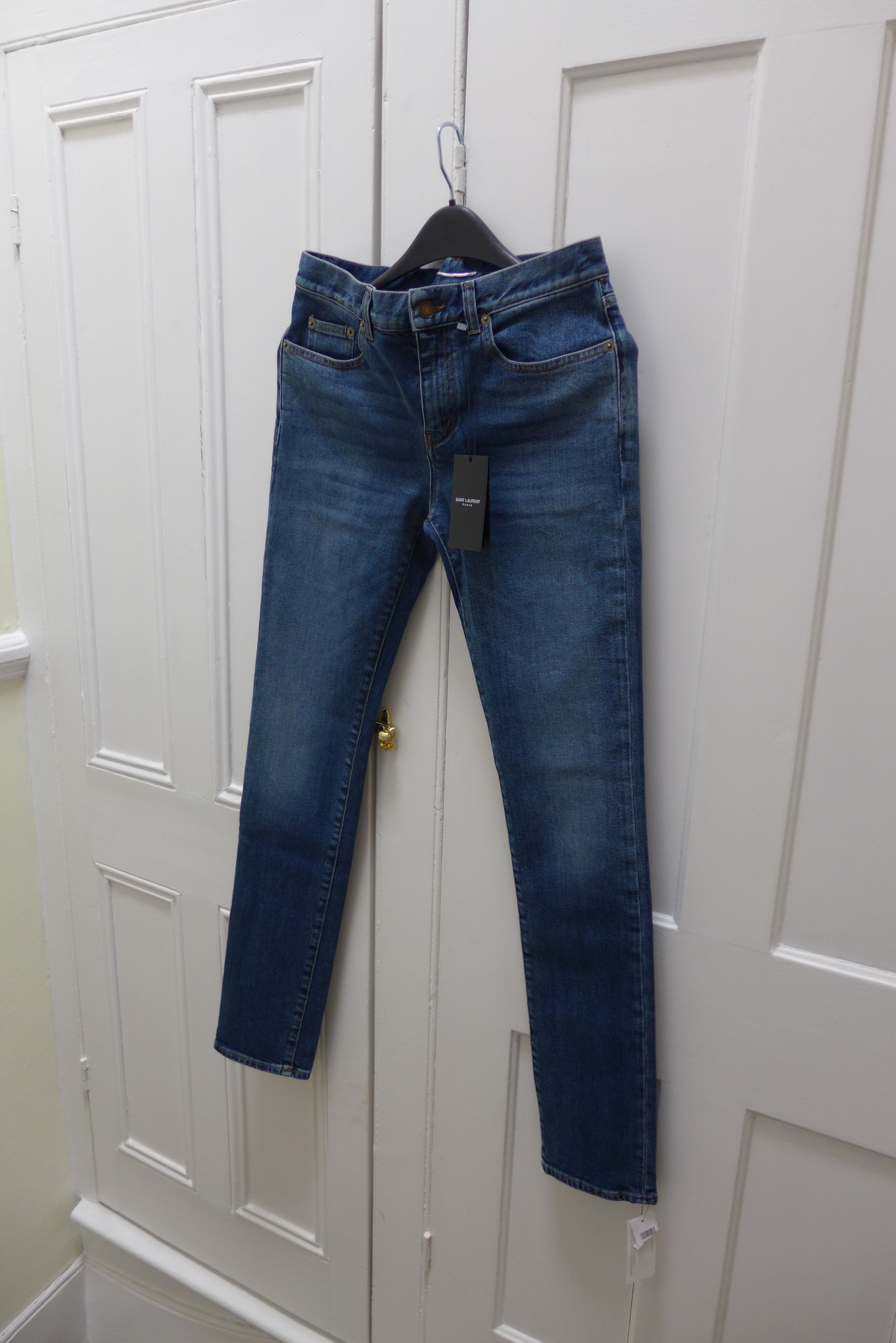 Saint Laurent FW18 D02 Jeans - Washed Blue Denim