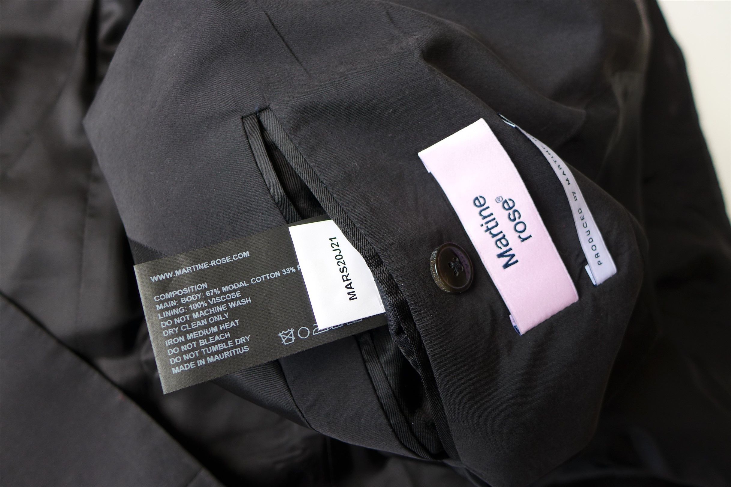 Martine Rose Martine Rose Asher Tailored Jacket - Black Modal Size US S / EU 44-46 / 1 - 15 Thumbnail