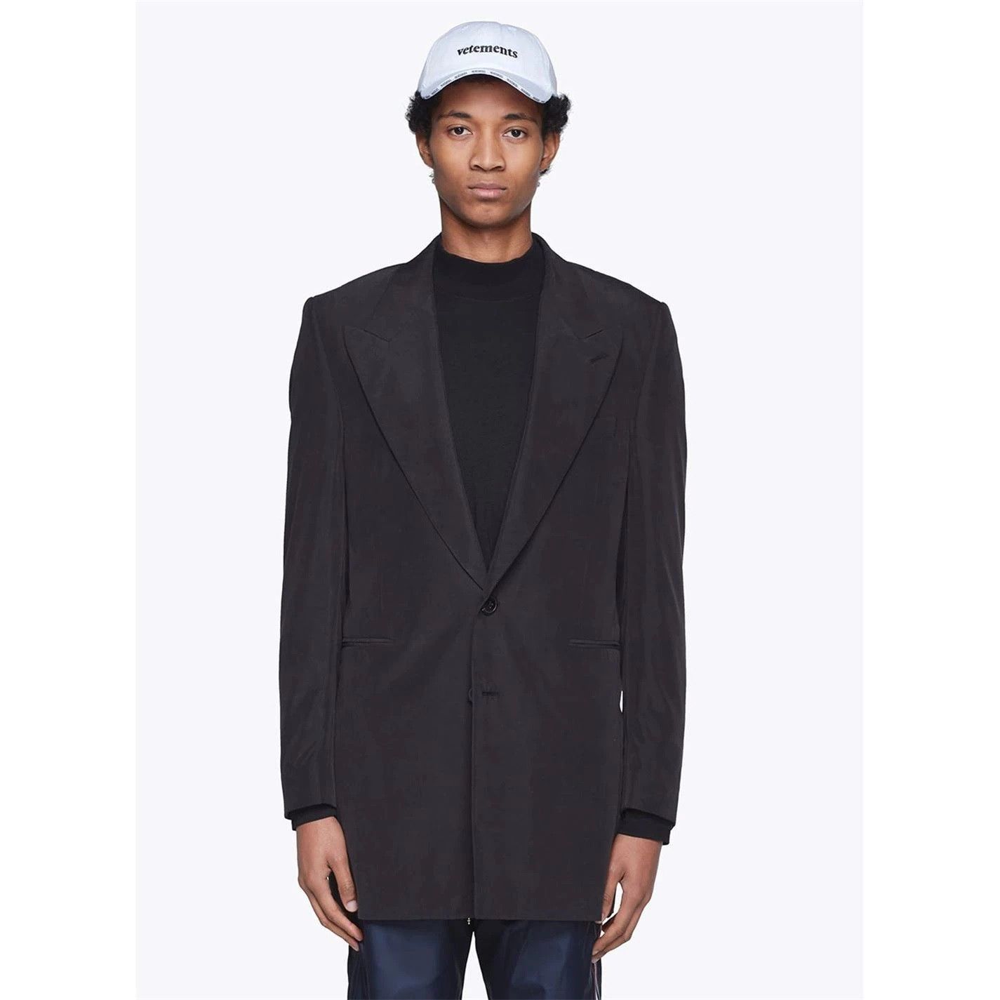 Martine Rose Martine Rose Asher Tailored Jacket - Black Modal Size US S / EU 44-46 / 1 - 4 Thumbnail