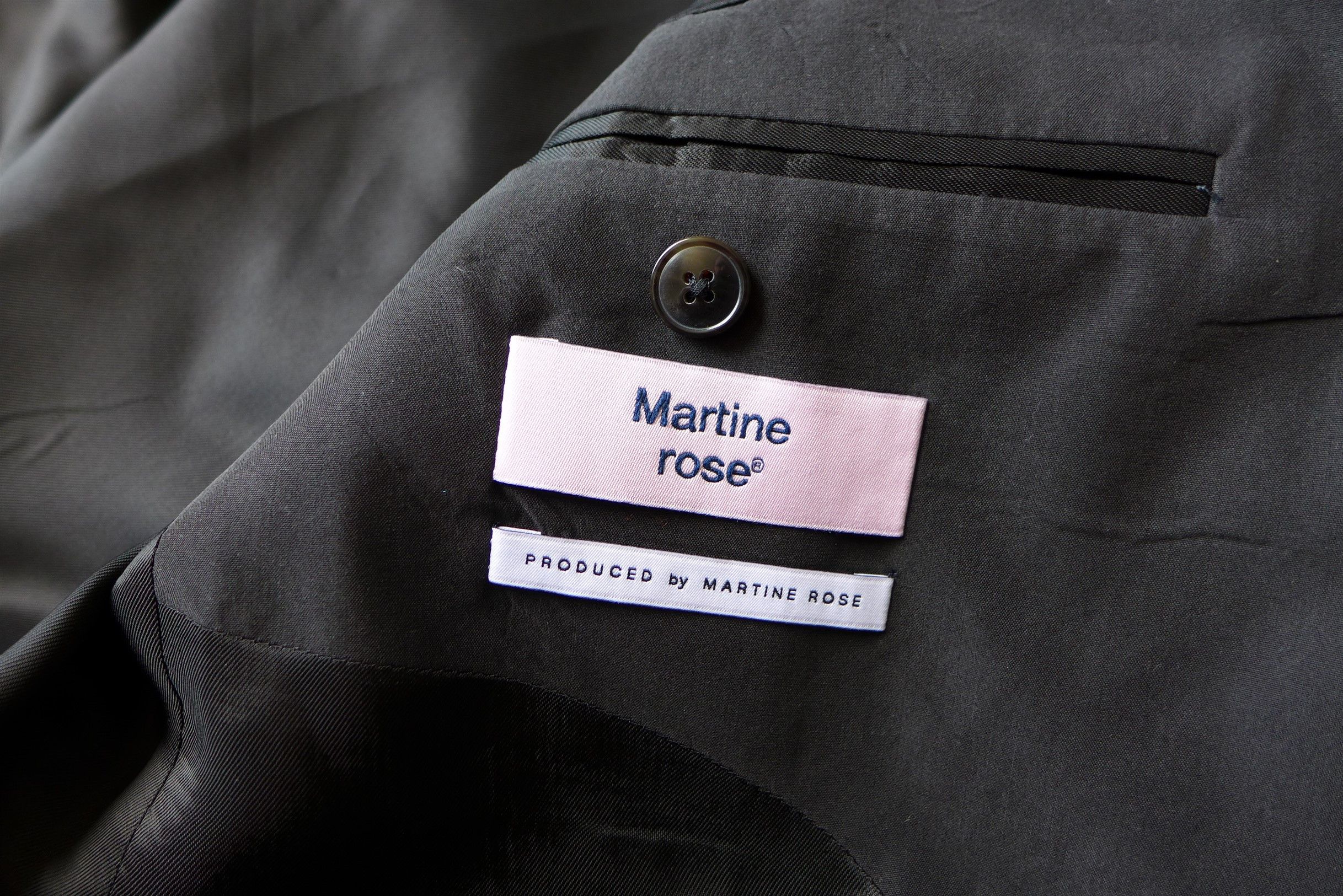 Martine Rose Martine Rose Asher Tailored Jacket - Black Modal Size US S / EU 44-46 / 1 - 13 Thumbnail