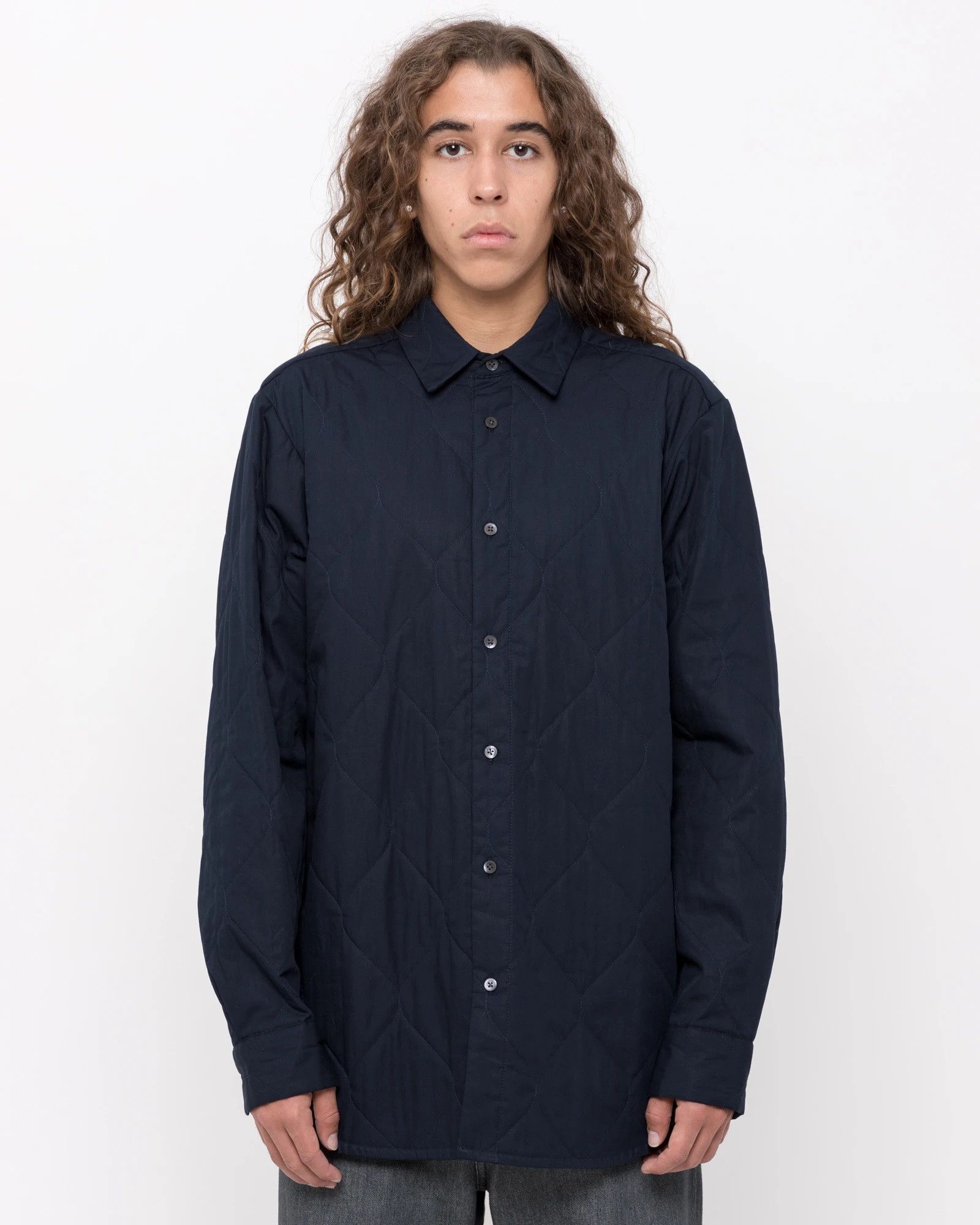 Dries Van Noten Dries Van Noten FW19 Quilted Constable Shirt Size US L / EU 52-54 / 3 - 1 Thumbnail