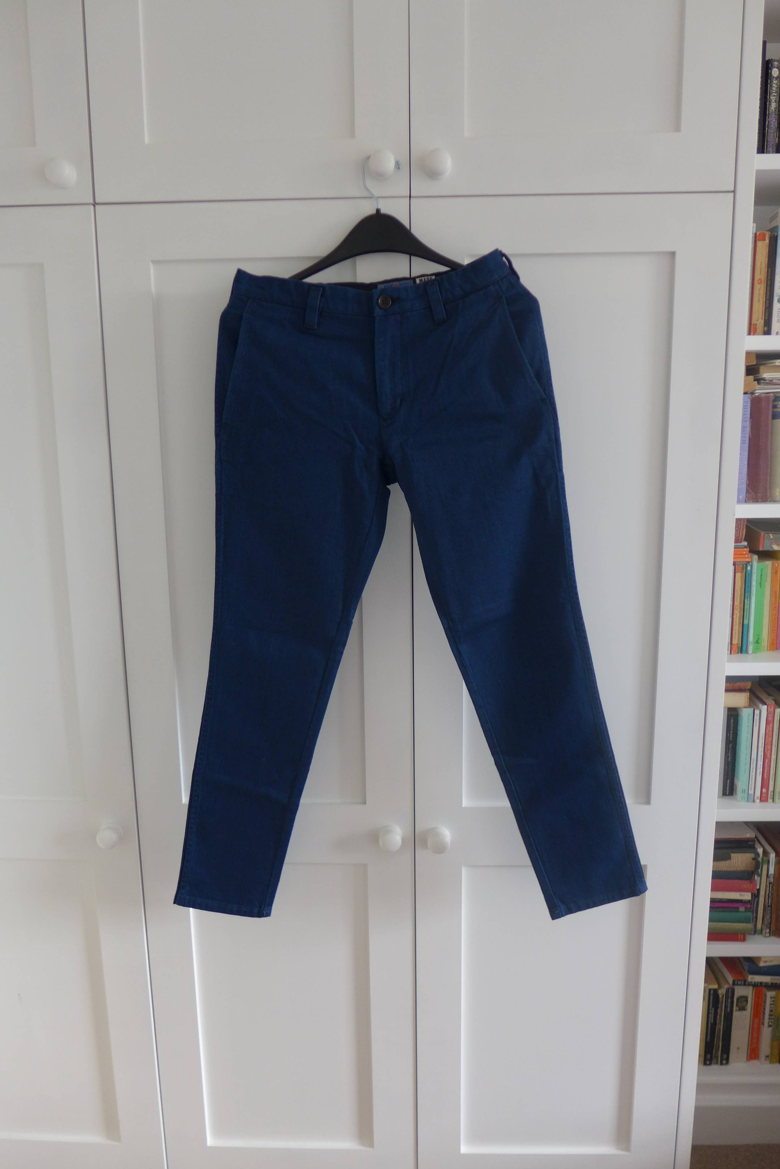 image of Blue Blue Japan Indigo Dyed Trousers, Men's (Size 30)