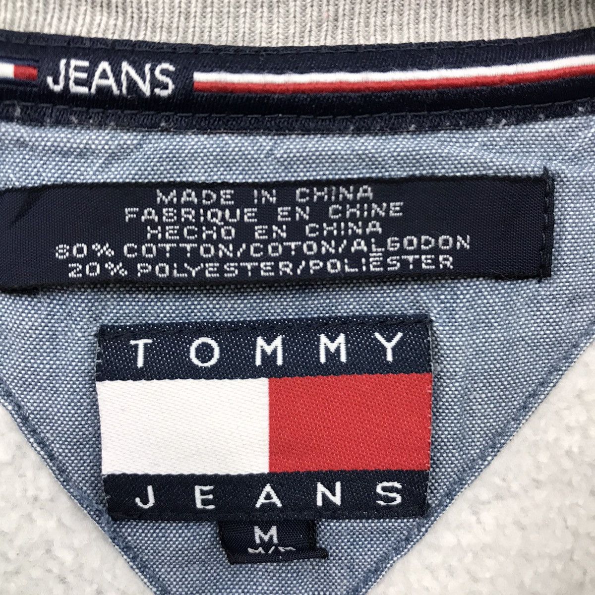 Tommy Hilfiger × Vintage Vintage Tommy Hilfiger Big Logo Sweatshirt Size US M / EU 48-50 / 2 - 6 Thumbnail