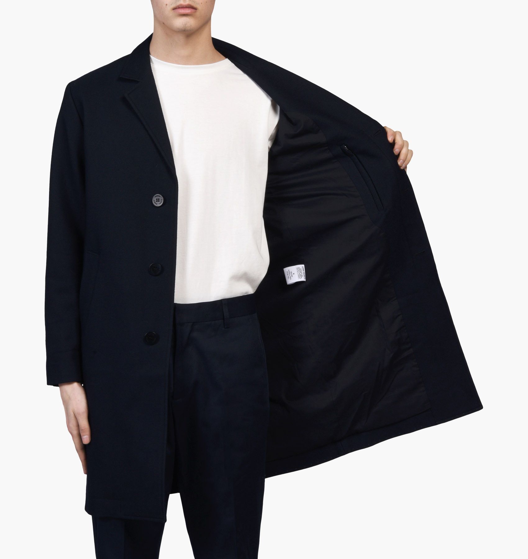 Norse Projects Norse Projects Sundsval Coat - Dark Navy Size US L / EU 52-54 / 3 - 14 Thumbnail