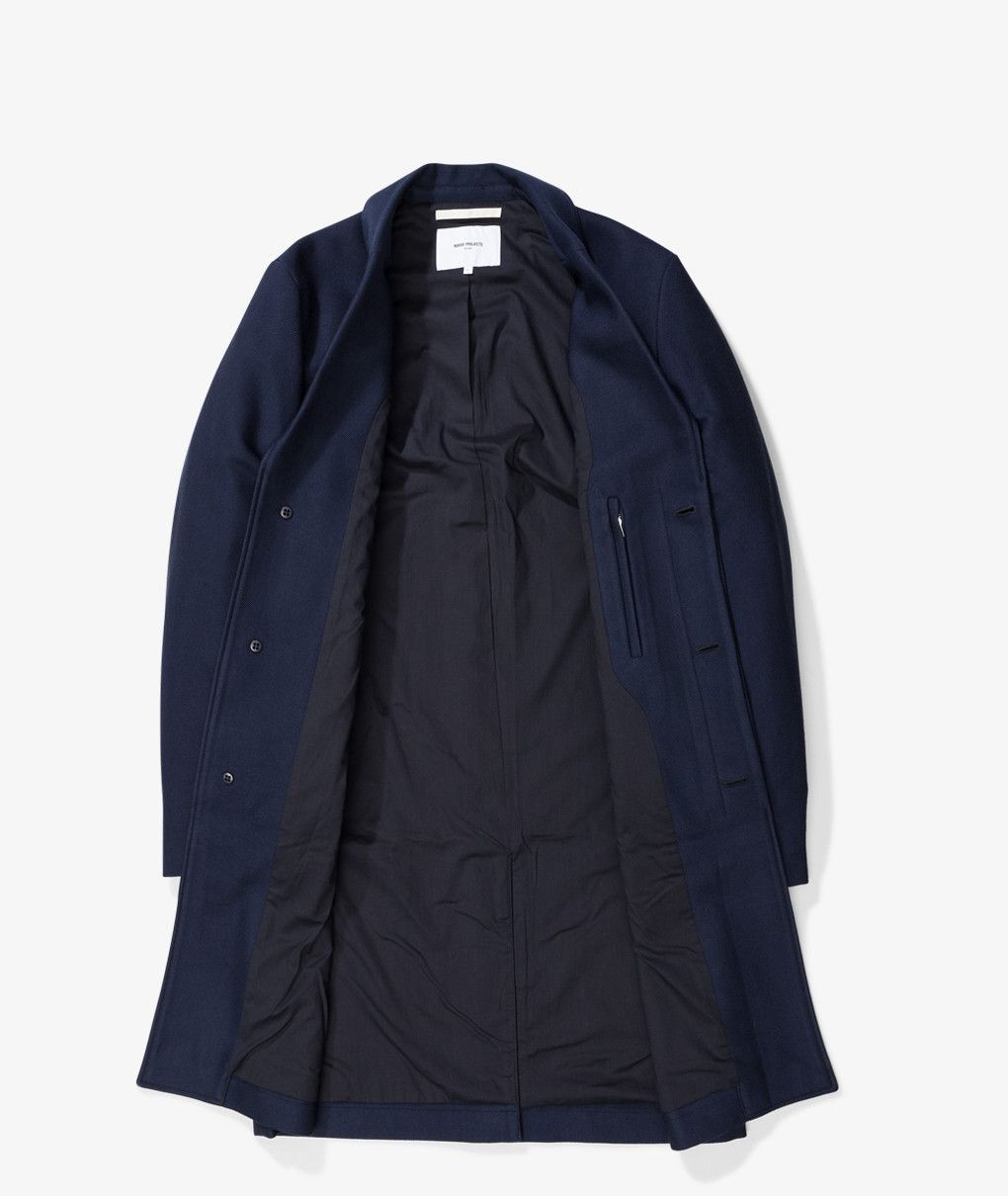 Norse Projects Norse Projects Sundsval Coat - Dark Navy Size US L / EU 52-54 / 3 - 2 Thumbnail