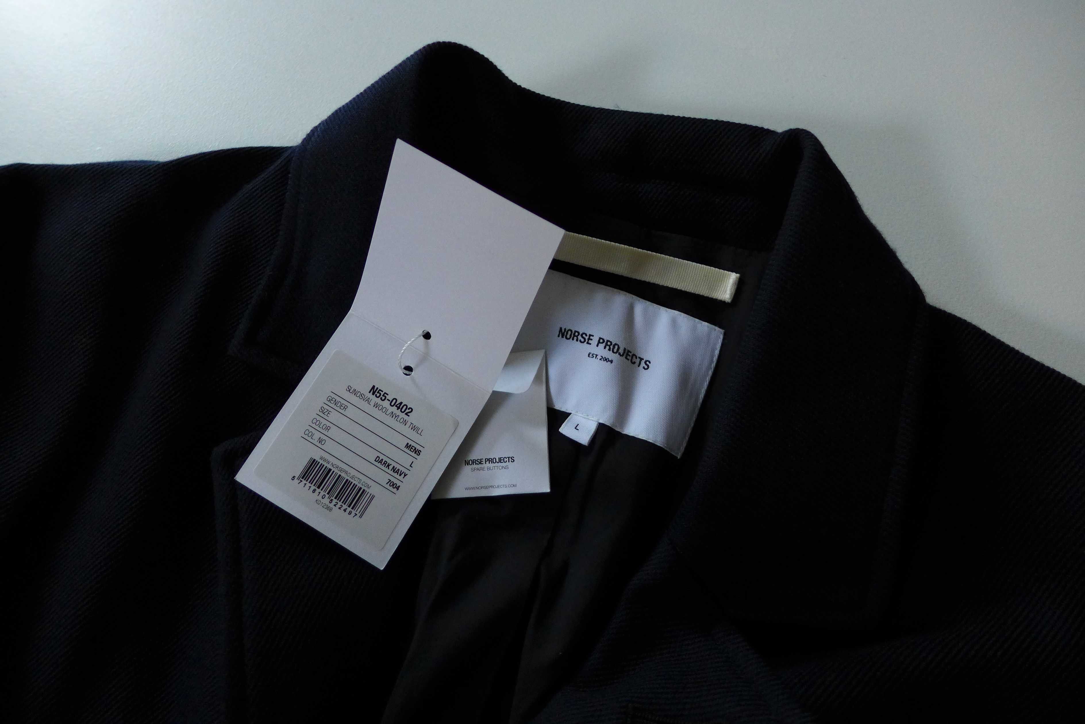 Norse Projects Norse Projects Sundsval Coat - Dark Navy Size US L / EU 52-54 / 3 - 18 Thumbnail