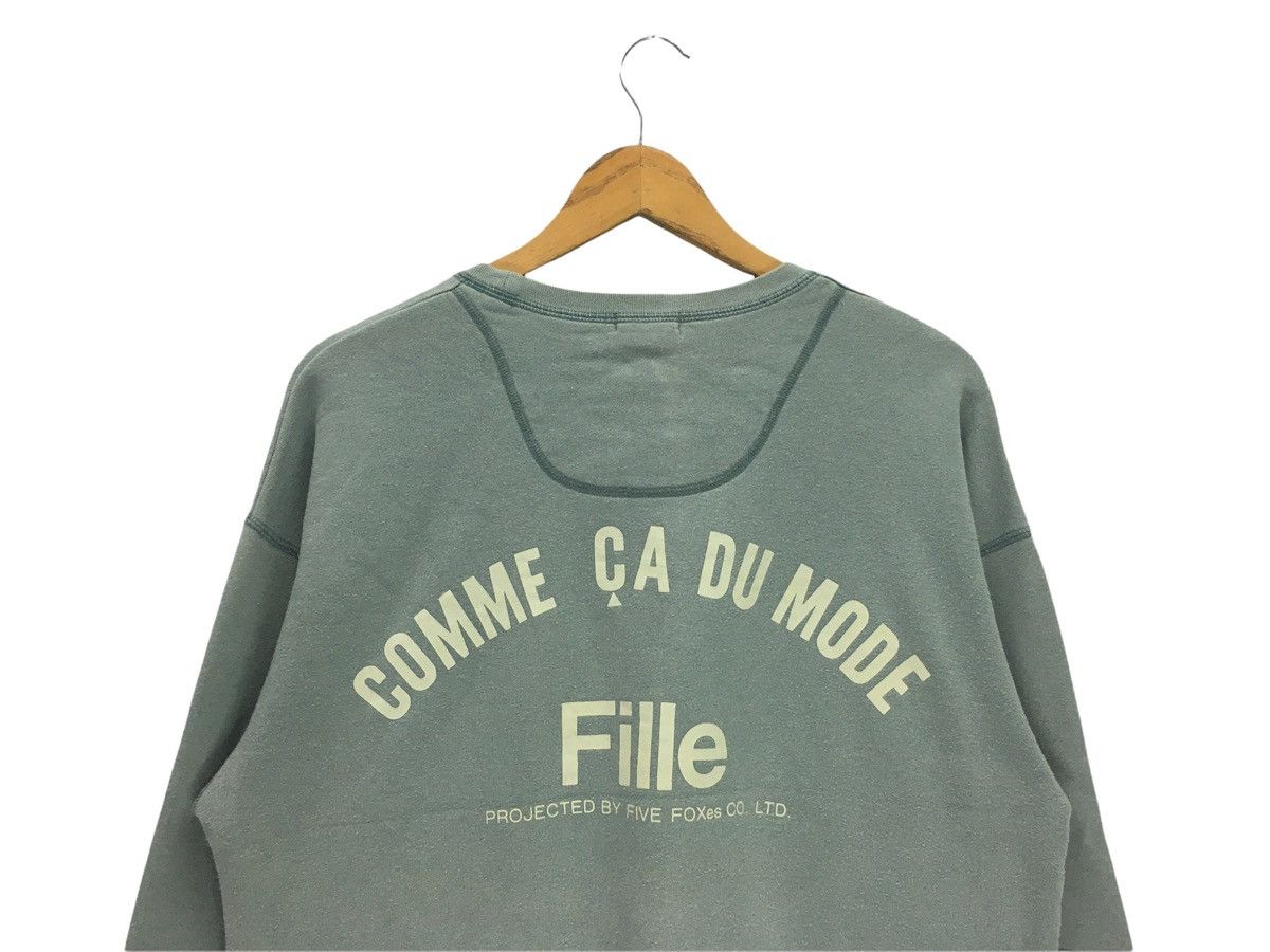 Comme Ca Ism × Japanese Brand Comme Ca Du Mode Big Logo Spellout Sweatshirt Size US M / EU 48-50 / 2 - 3 Thumbnail