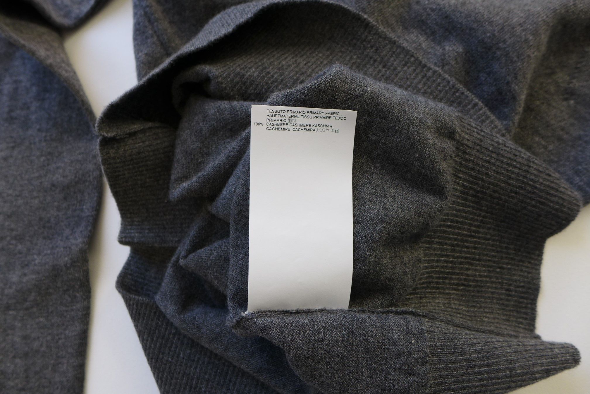 Maison Margiela Margiela Grey Cashmere Sweater Size US M / EU 48-50 / 2 - 10 Thumbnail