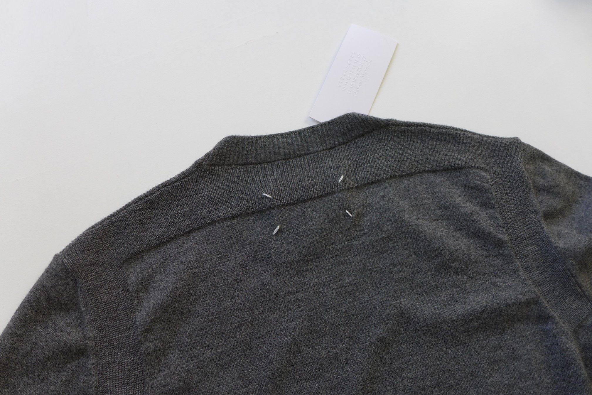 Maison Margiela Margiela Grey Cashmere Sweater Size US M / EU 48-50 / 2 - 5 Thumbnail