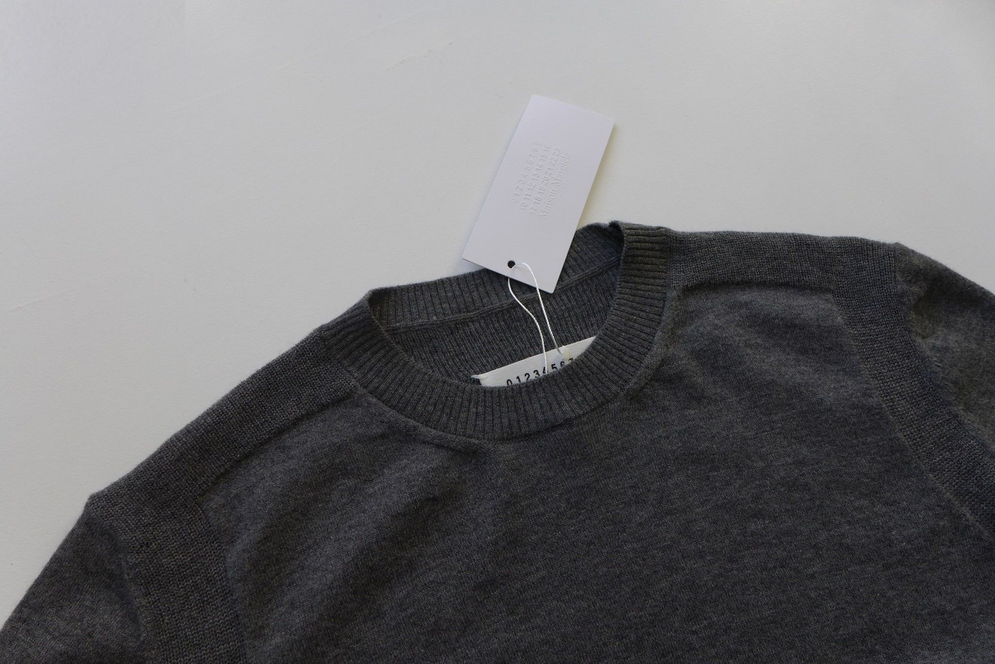 Maison Margiela Margiela Grey Cashmere Sweater Size US M / EU 48-50 / 2 - 3 Thumbnail