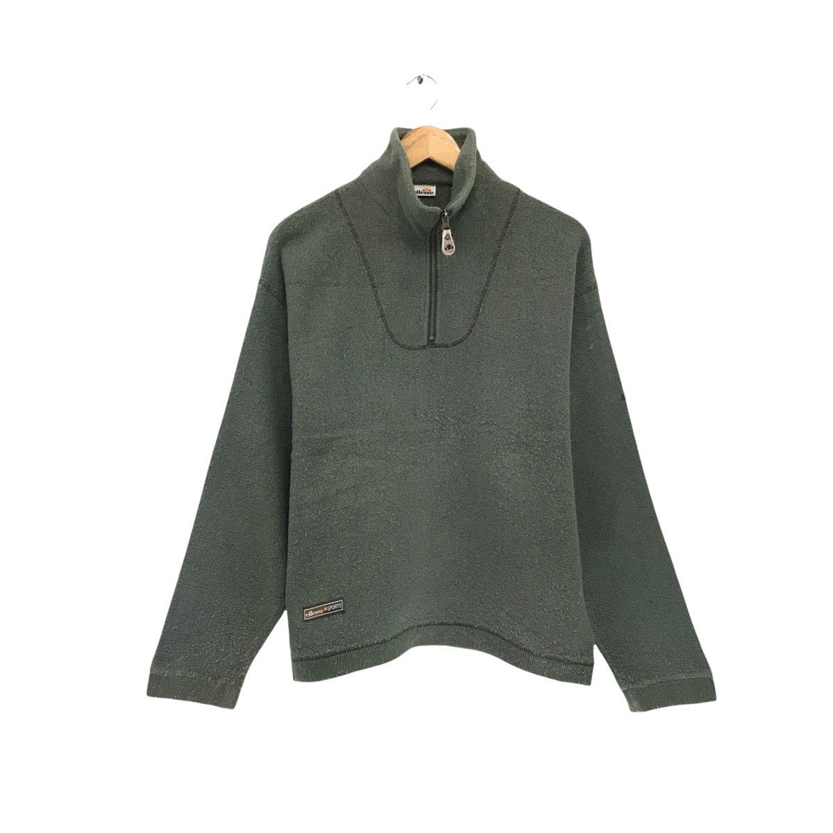 Ellesse × Japanese Brand × Vintage Vintage Ellesse Small Logo Half Zipper Sweatshirt Size US M / EU 48-50 / 2 - 1 Thumbnail
