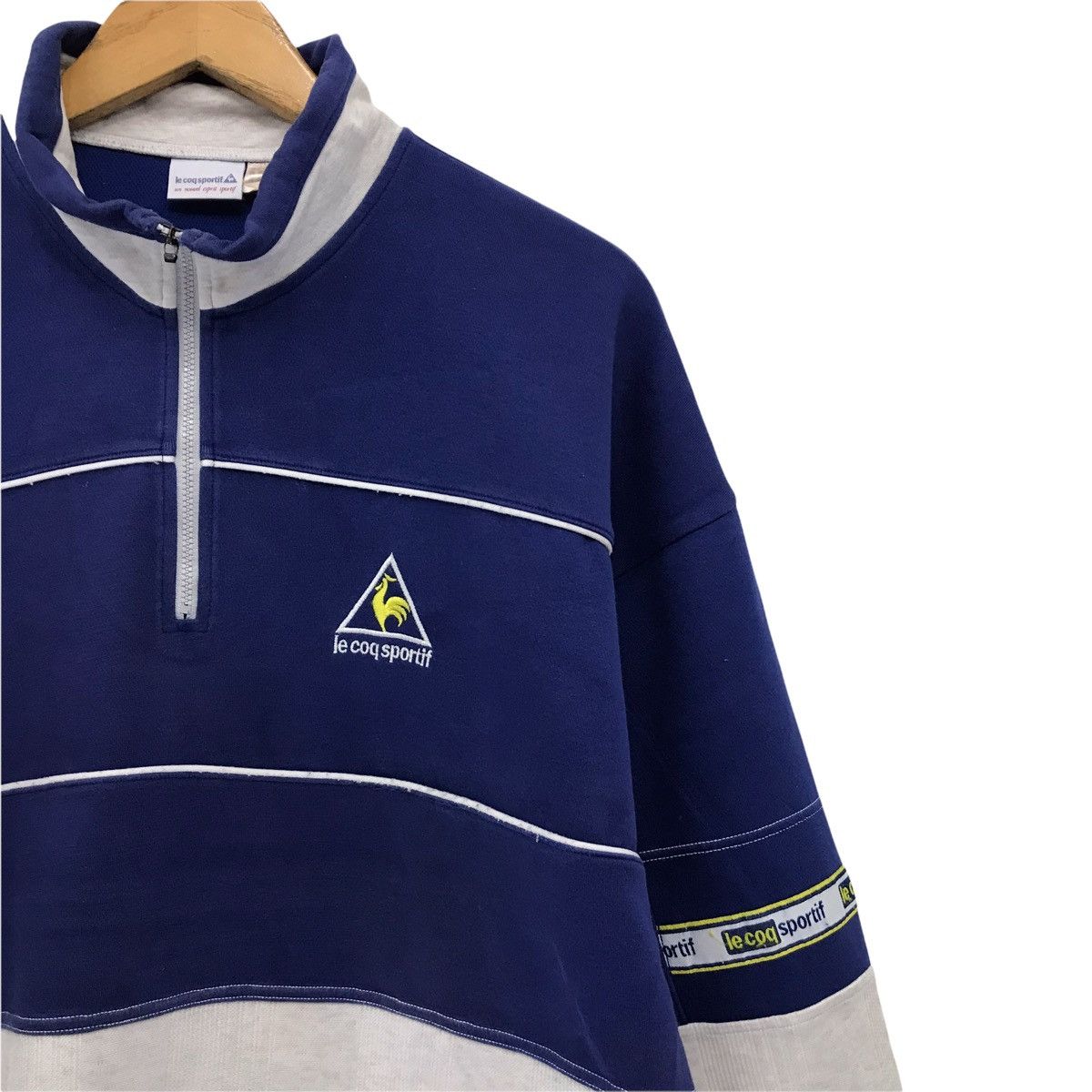 Le Coq Sportif × Sports Specialties × Vintage Vintage Le Coq Sportif Small Logo Sweatshirt Size US L / EU 52-54 / 3 - 4 Thumbnail