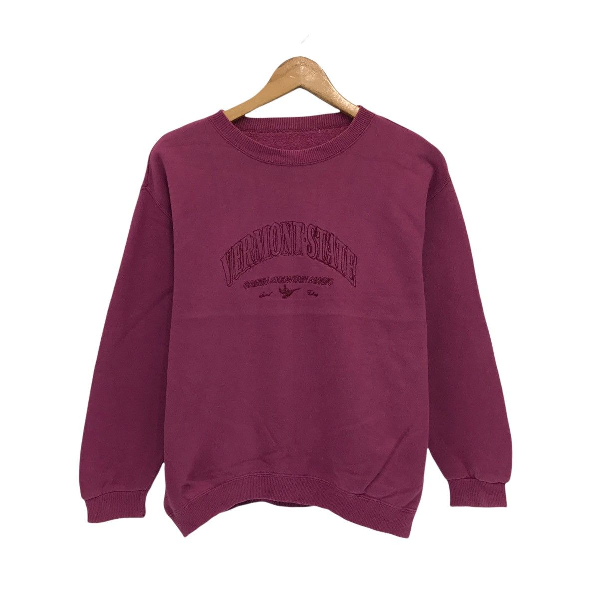 Japanese Brand × Vintage Vintage Vermont State Big Logo Sweatshirt Size US S / EU 44-46 / 1 - 1 Thumbnail