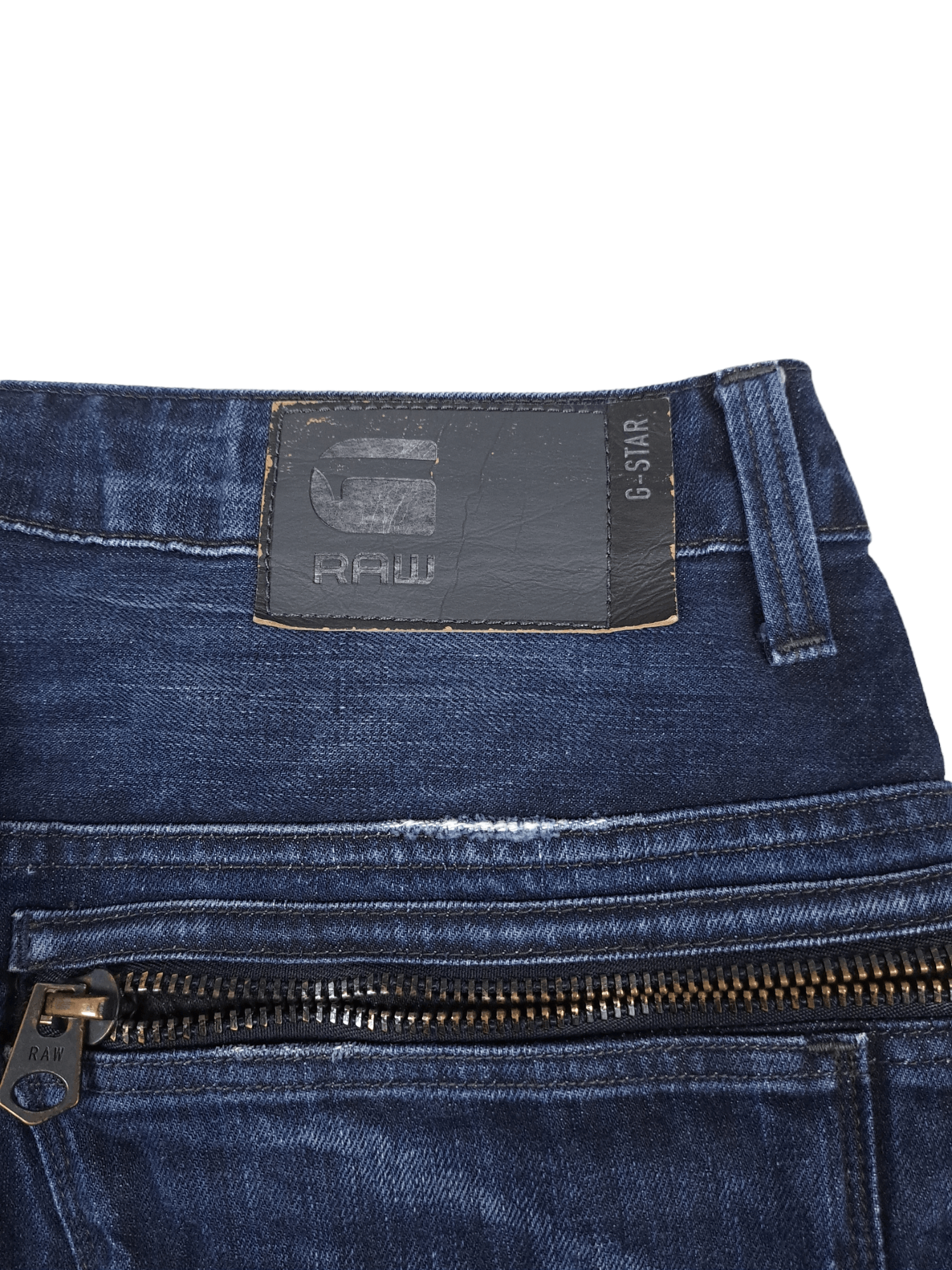 G-Star 💎 G-STAR RAW 33/34 Arc 3D Loose Navy Blue Denim Jeans Drip Size US 33 - 3 Thumbnail