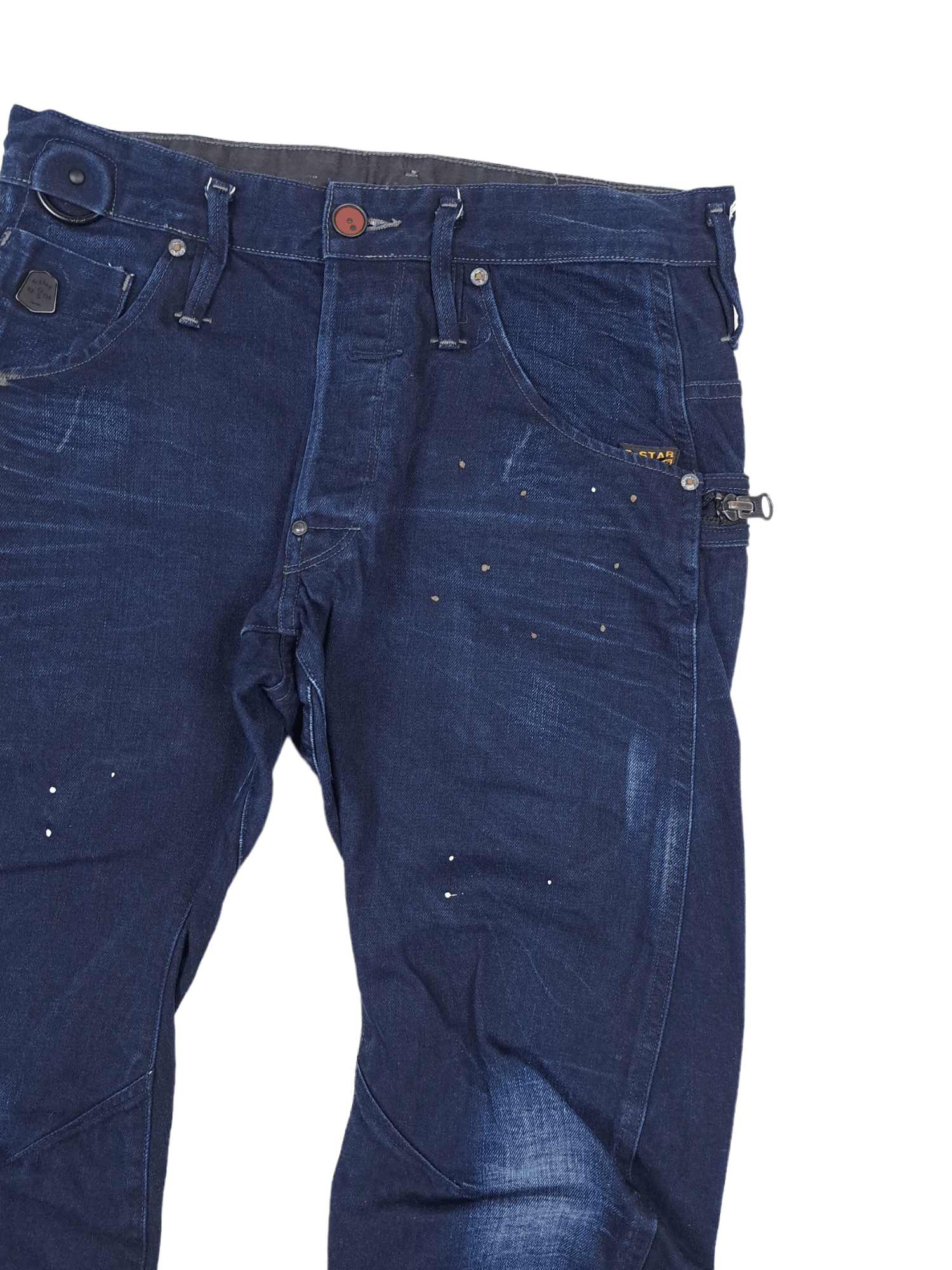 G-Star 💎 G-STAR RAW 32/32 3D Slim Navy Painter Denim Jeans Size US 32 / EU 48 - 6 Thumbnail