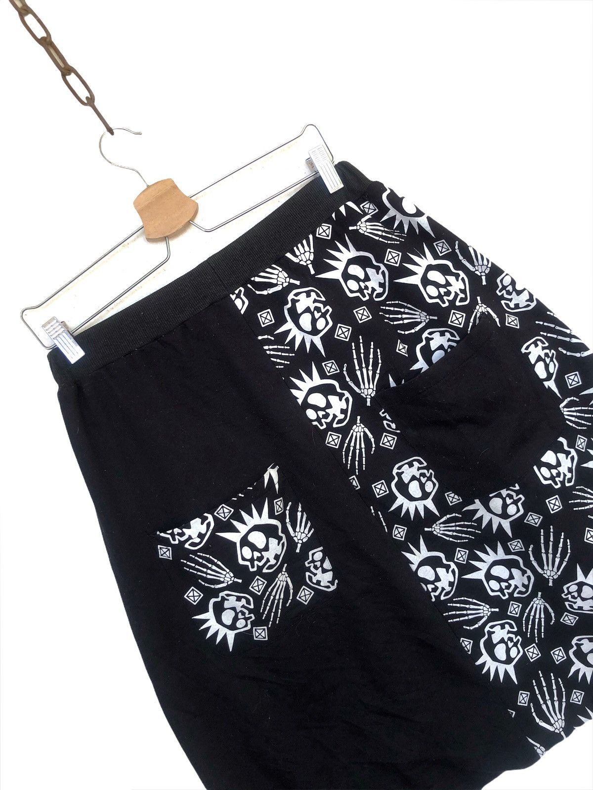 Misfits Misfits Skulls Goth Punk Drop Crotch Harem Pants Size US 32 / EU 48 - 4 Thumbnail