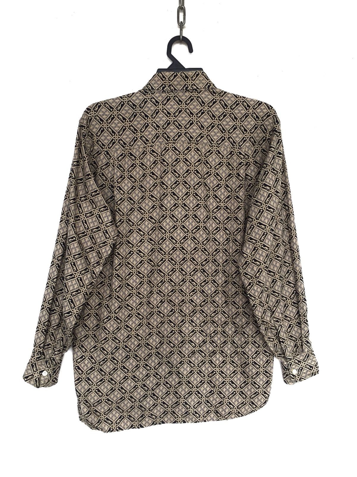 Givenchy Old Givenchy Paris Classic Printed Button Up Shirt Size US L / EU 52-54 / 3 - 4 Thumbnail