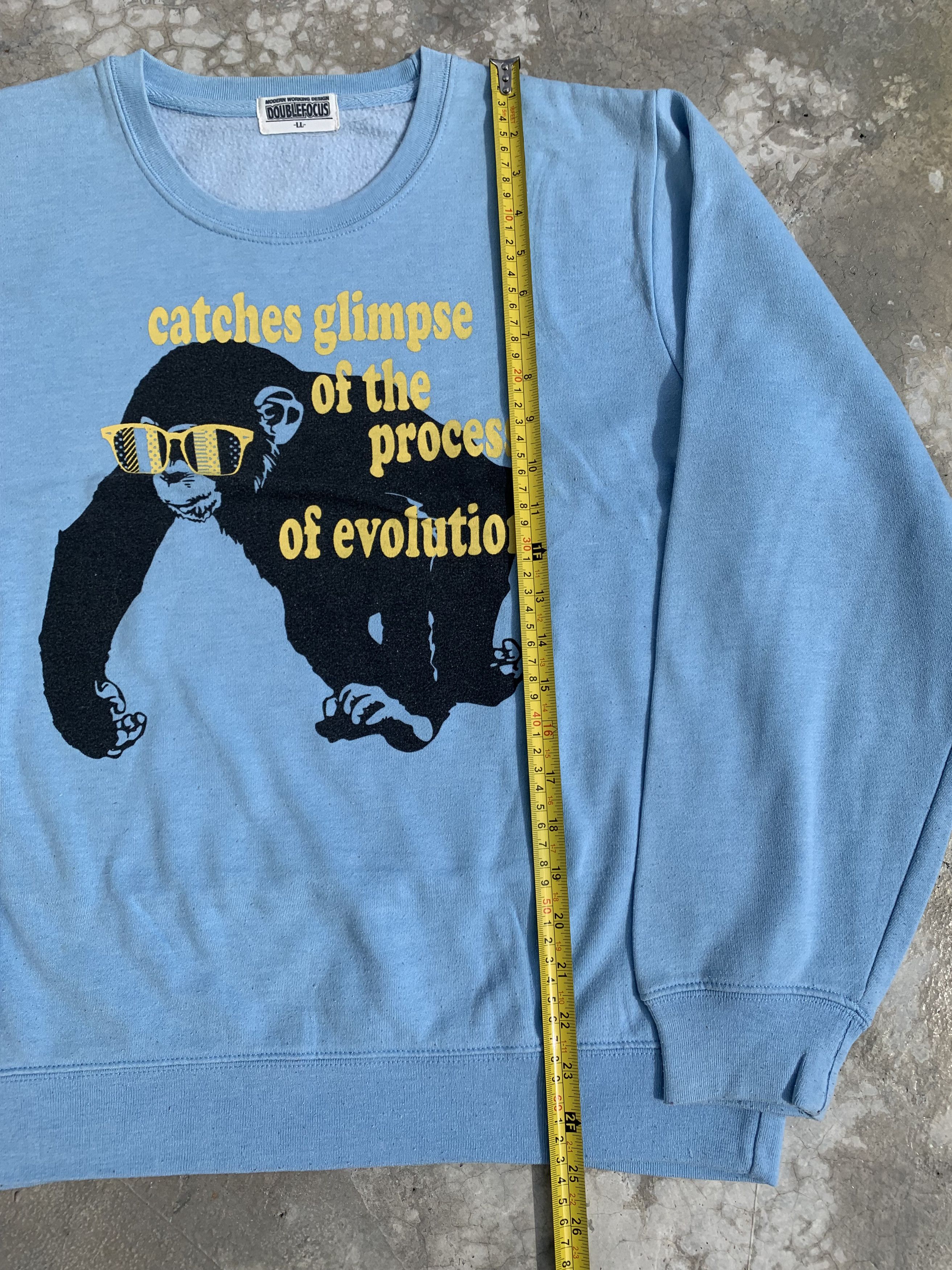 Japanese Brand Vintage Ape Evolution Graphic Sweatshirt Size US M / EU 48-50 / 2 - 4 Thumbnail