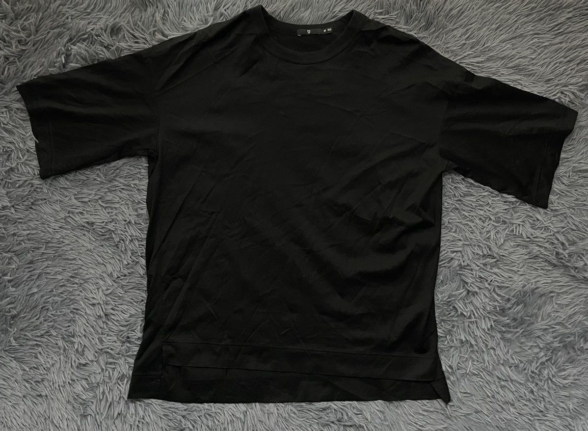 Jil Sander × Uniqlo Jil Sander x Uniqlo J+ avant garde black t-shirt Size US M / EU 48-50 / 2 - 1 Thumbnail