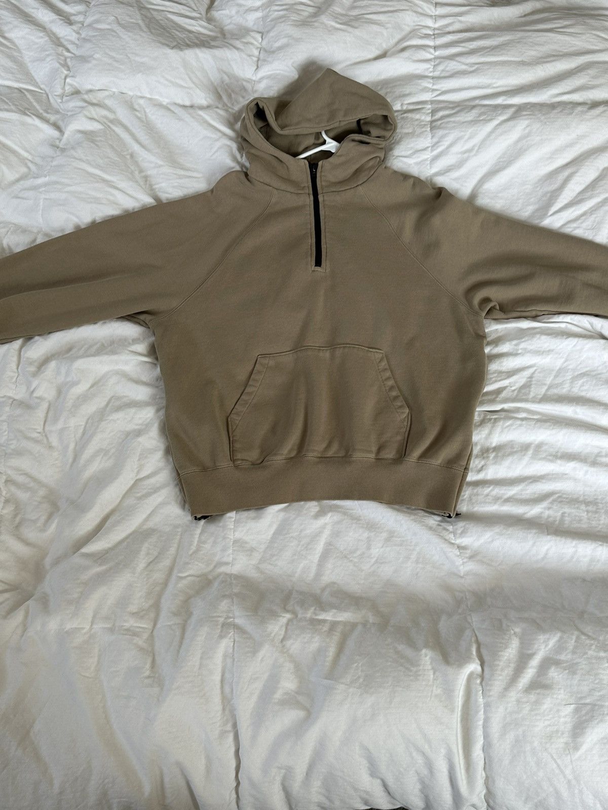 Vintage FOG ESSENTIALS half zip pullover hoodie | Grailed