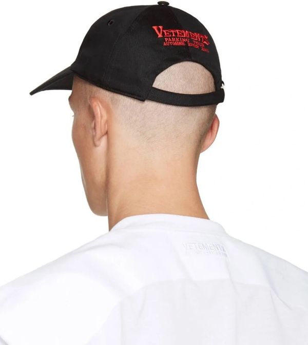 Vetements Vetements Parking Tour Strap Back Baseball Cap AW