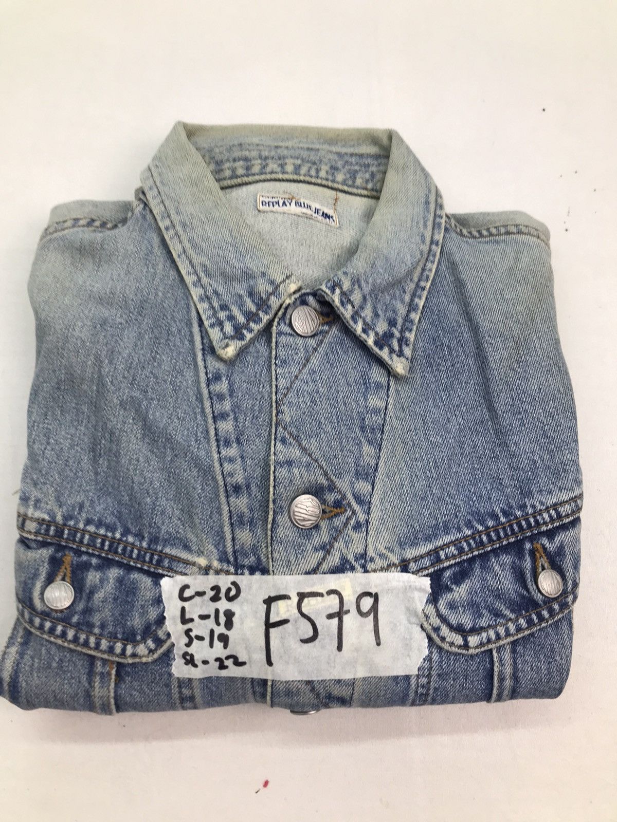 Replay Replay Blue Jeans crop top denim jacket Size US M / EU 48-50 / 2 - 24 Thumbnail