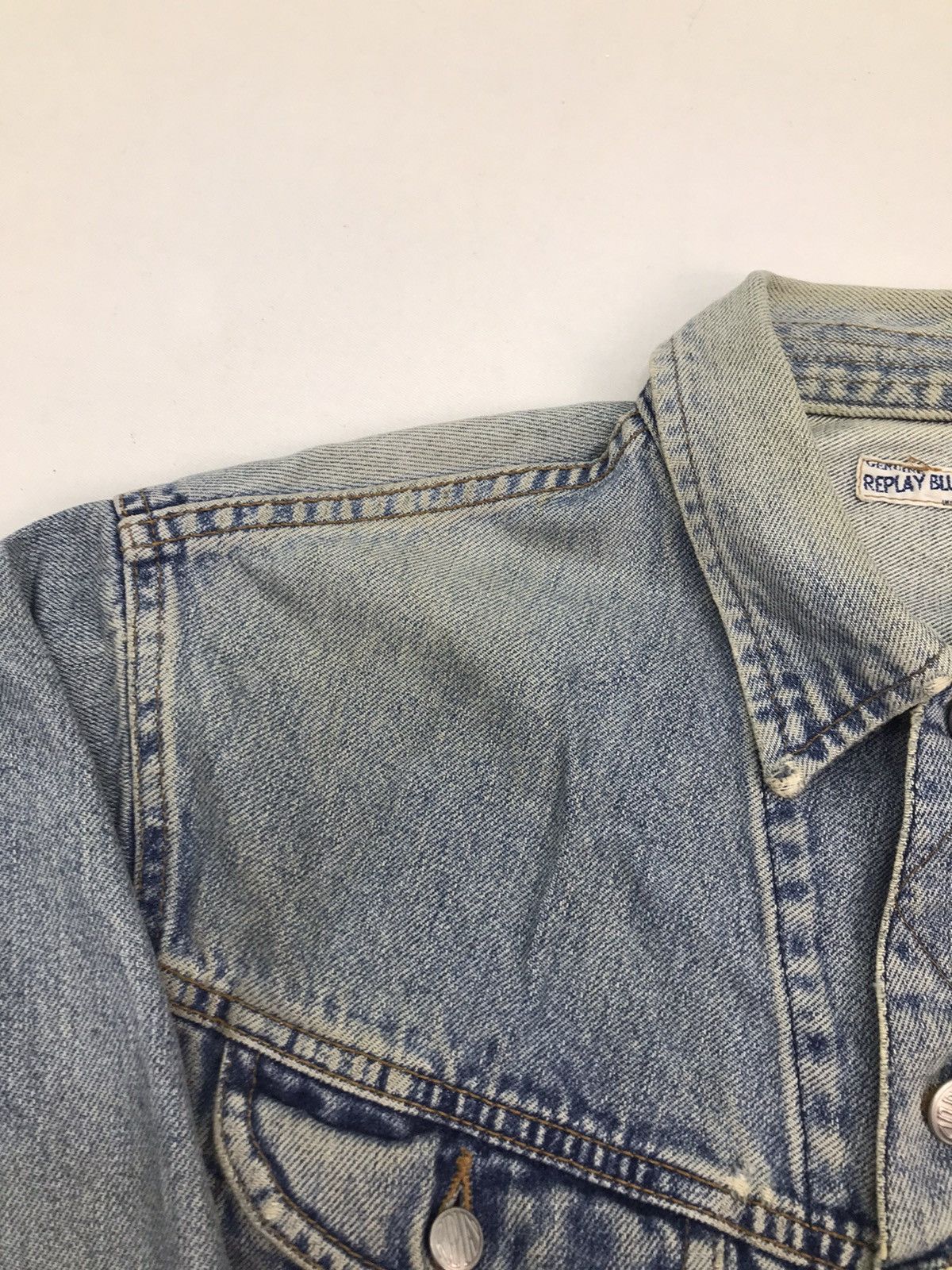 Replay Replay Blue Jeans crop top denim jacket Size US M / EU 48-50 / 2 - 13 Thumbnail