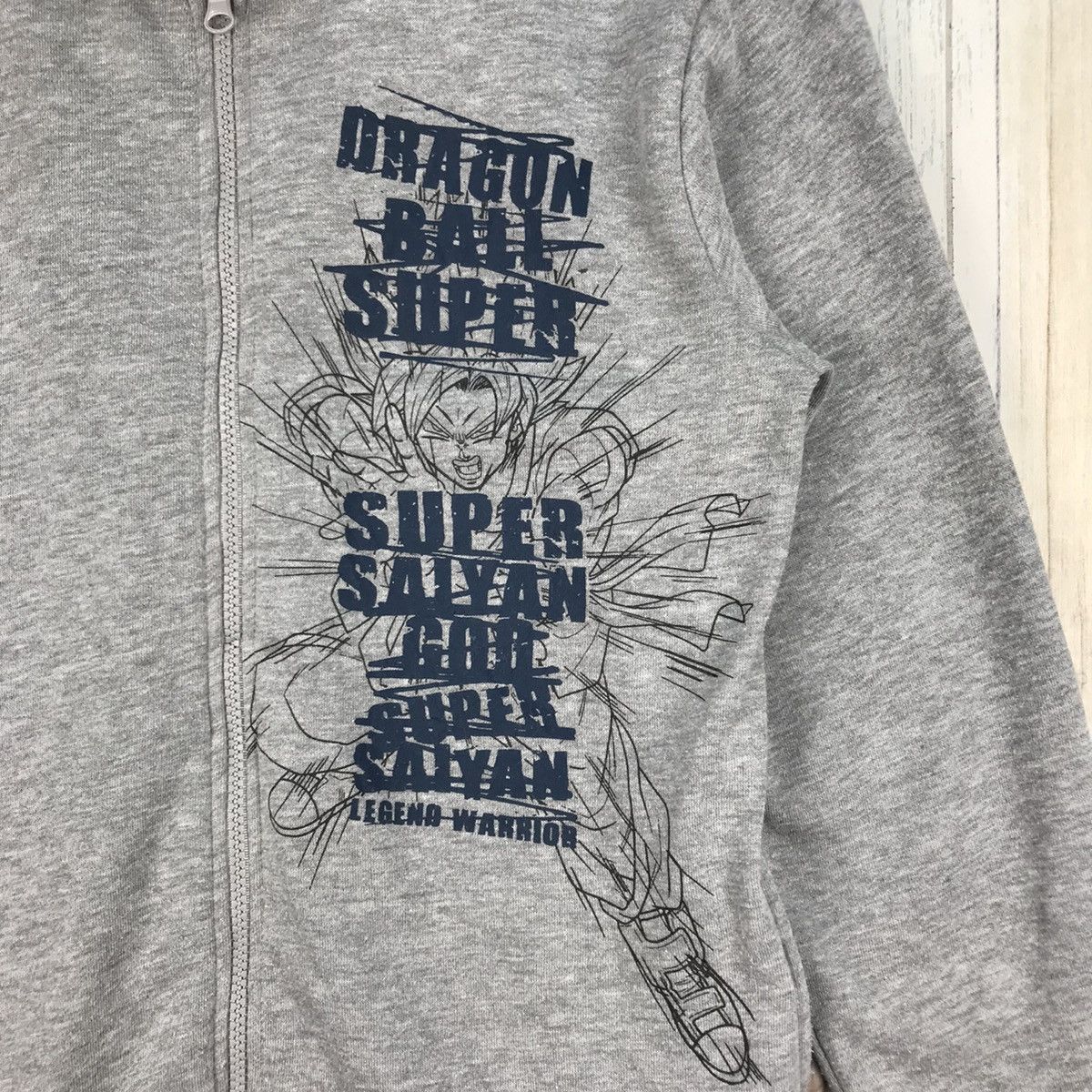 Anime Vintage Dragon Ball Super Saiyan Hoodies Size US M / EU 48-50 / 2 - 3 Thumbnail