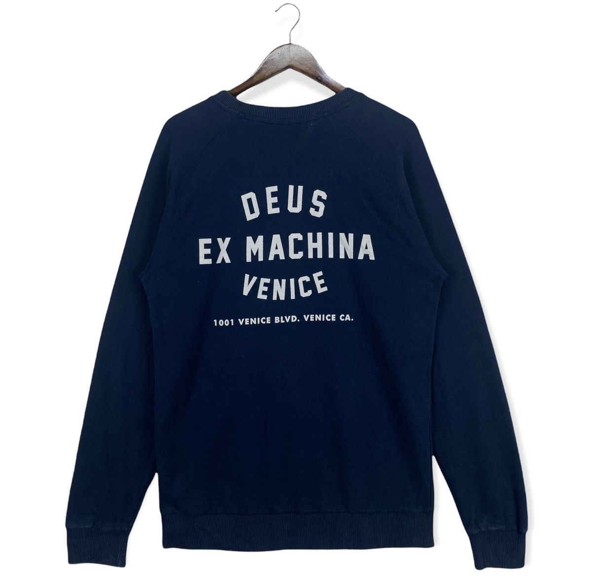 image of Deus Ex Machina Sweatshirt in Navy Blue, Men's (Size Medium)