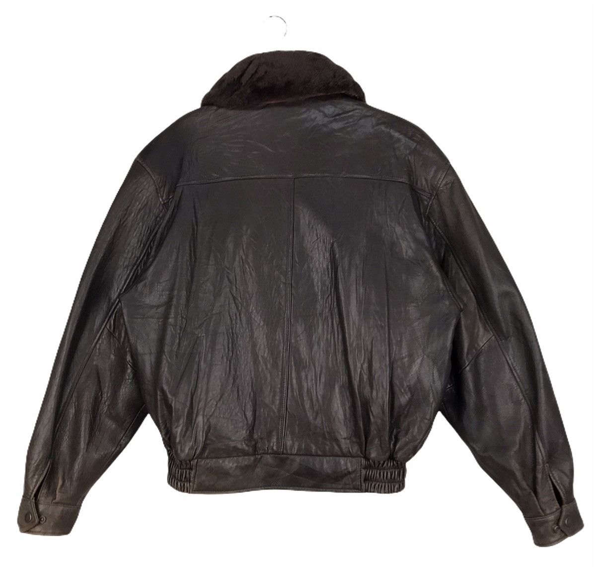 Genuine Leather Vintage Roberto Massini A-2 Leather Fur Jacket Size US M / EU 48-50 / 2 - 6 Thumbnail