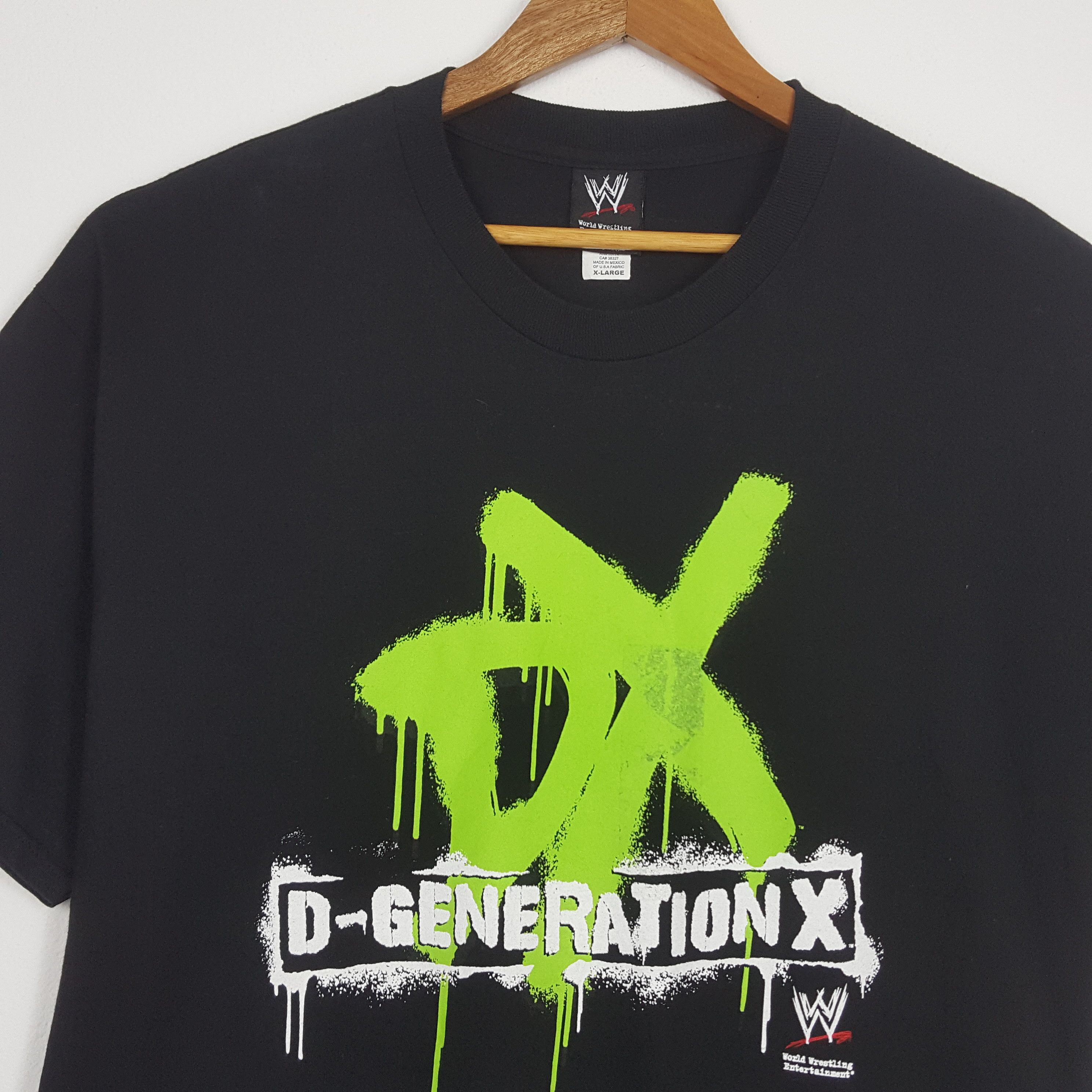 Vintage × WWF Vintage D-GENERATION X Wrestling WWF Big Logo T-shirt Size US XL / EU 56 / 4 - 3 Thumbnail