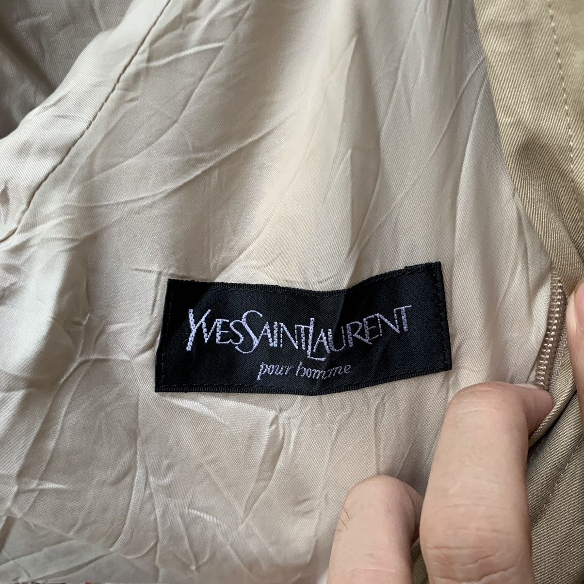 Yves Saint Laurent Authentic Yves Saint Laurent Trench Coat Fits S-M Size US M / EU 48-50 / 2 - 2 Thumbnail