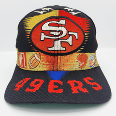 Vintage San Francisco 49ers Drew Pearson Game Day Adjustable Hat Cap  Embroidered