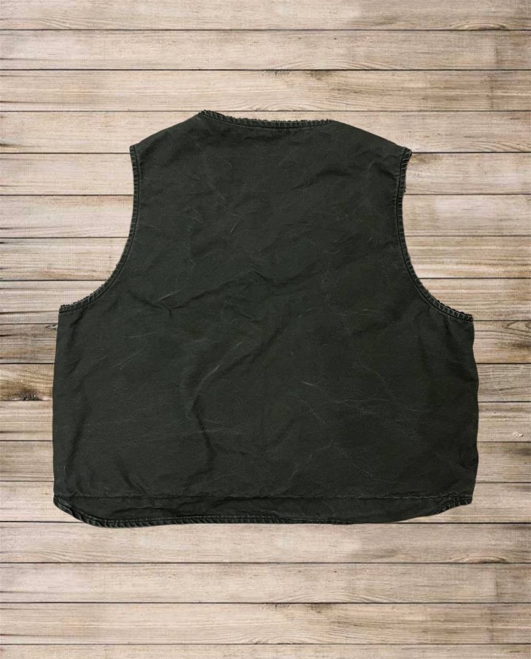 Carhartt Vintage Carhartt Olive Green Fleecce Workwear Vest Size:3XL Size US XXL / EU 58 / 5 - 6 Thumbnail