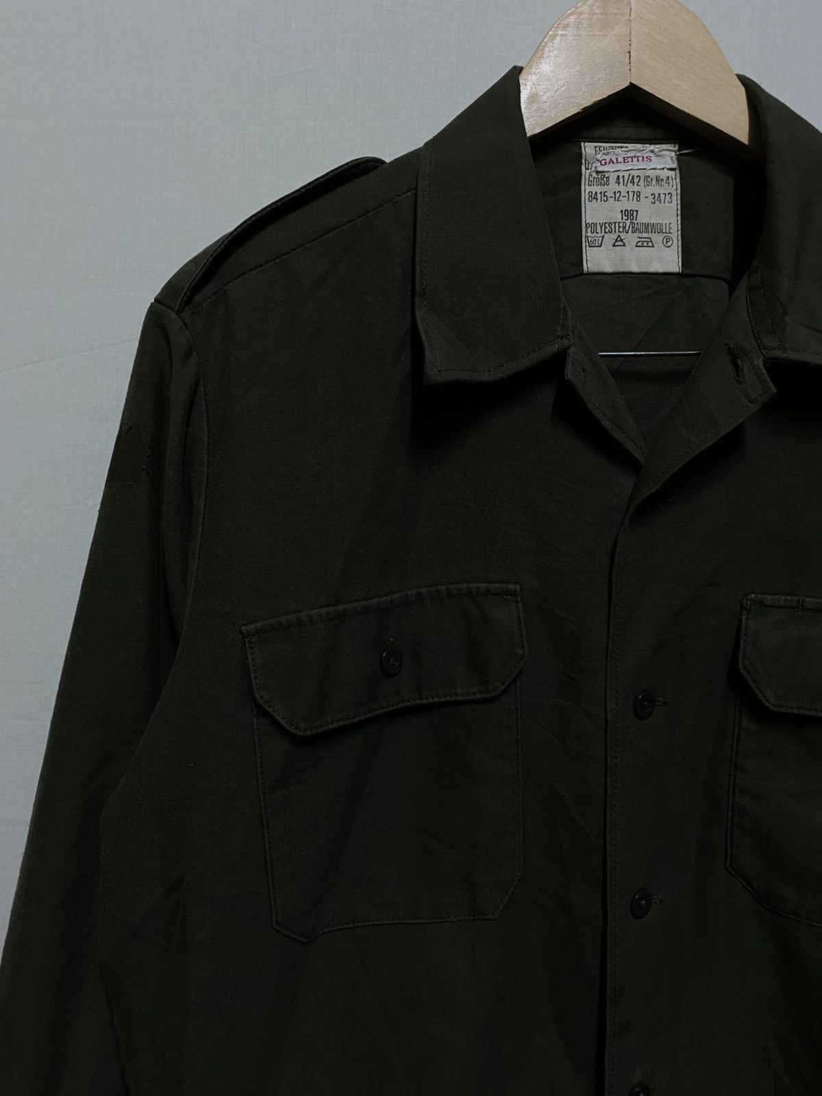 Vintage Vintage Us Army Shirt / Uniform 1987 Size US L / EU 52-54 / 3 - 2 Thumbnail