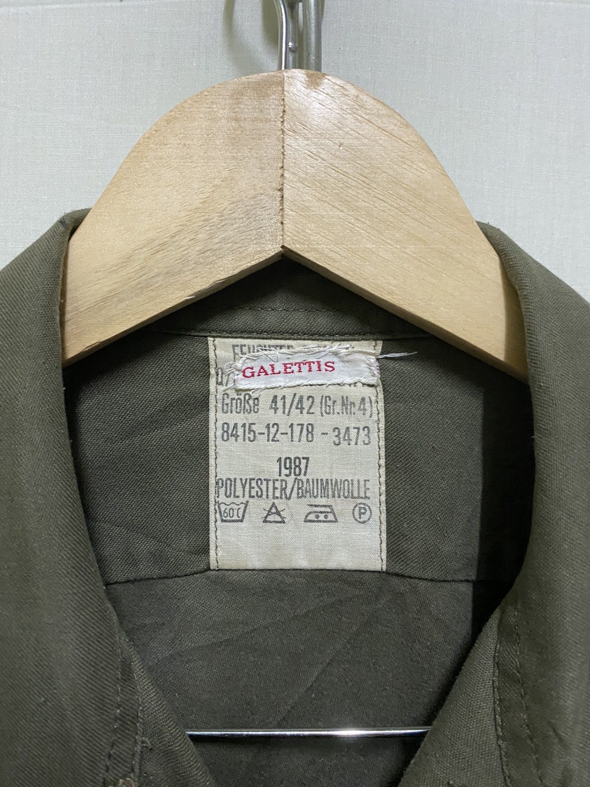 Vintage Vintage Us Army Shirt / Uniform 1987 Size US L / EU 52-54 / 3 - 4 Thumbnail