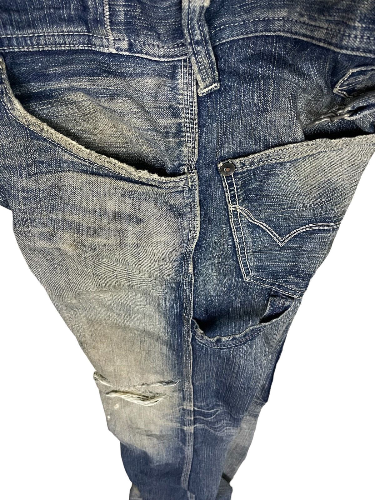 Edwin Vintage Edwin Blue Trip Carpenter Buckle Back Rusty Jeans Size US 29 - 7 Thumbnail