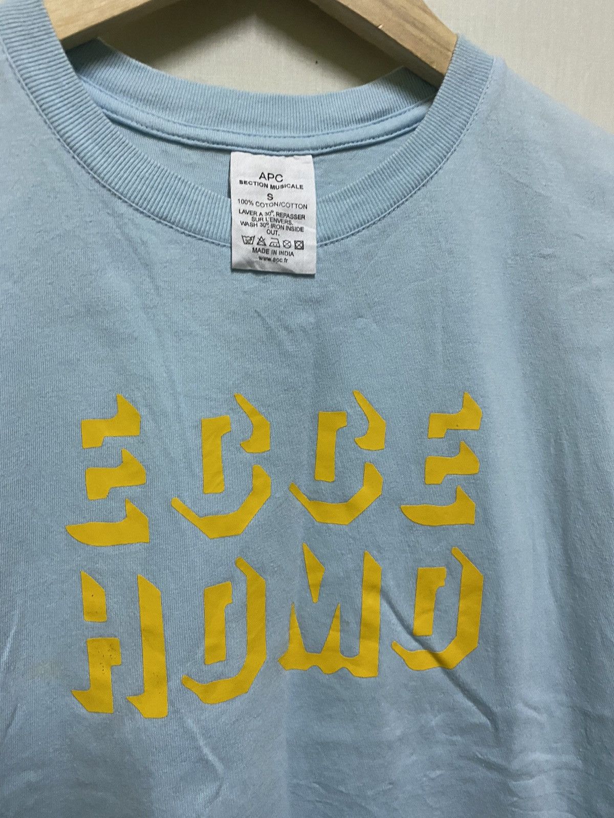A.P.C. × Designer A.P.C Section Musicale Tee Tops T-shirt Size S / US 4 / IT 40 - 2 Thumbnail