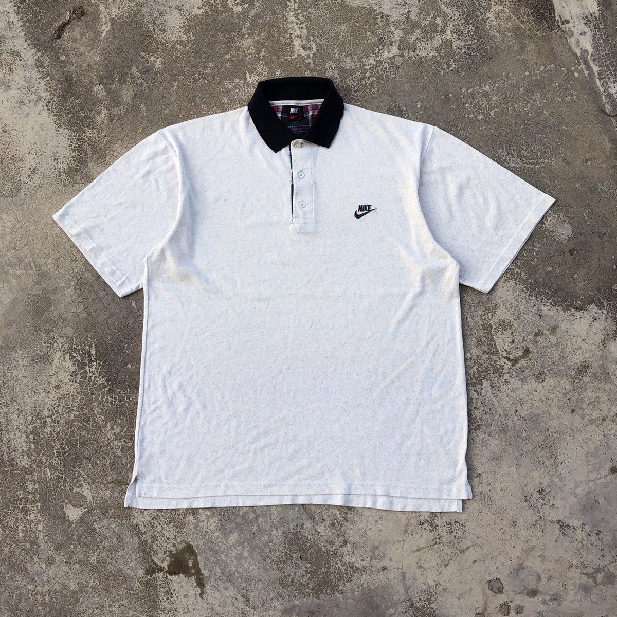 NIKE Multicolor Embroidery Swoosh Logo Polo Shirt