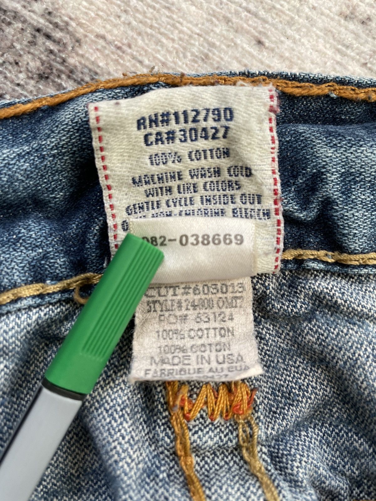 True Religion × Vintage Vintage Rare True Religion Double Contrast Stitch Jeans Size US 34 / EU 50 - 6 Thumbnail