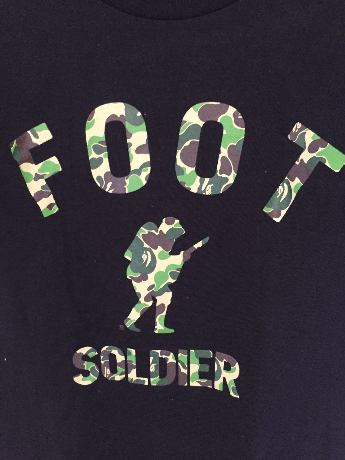 Bape FOOT SOLDIER TEE Size US XS / EU 42 / 0 - 3 Thumbnail