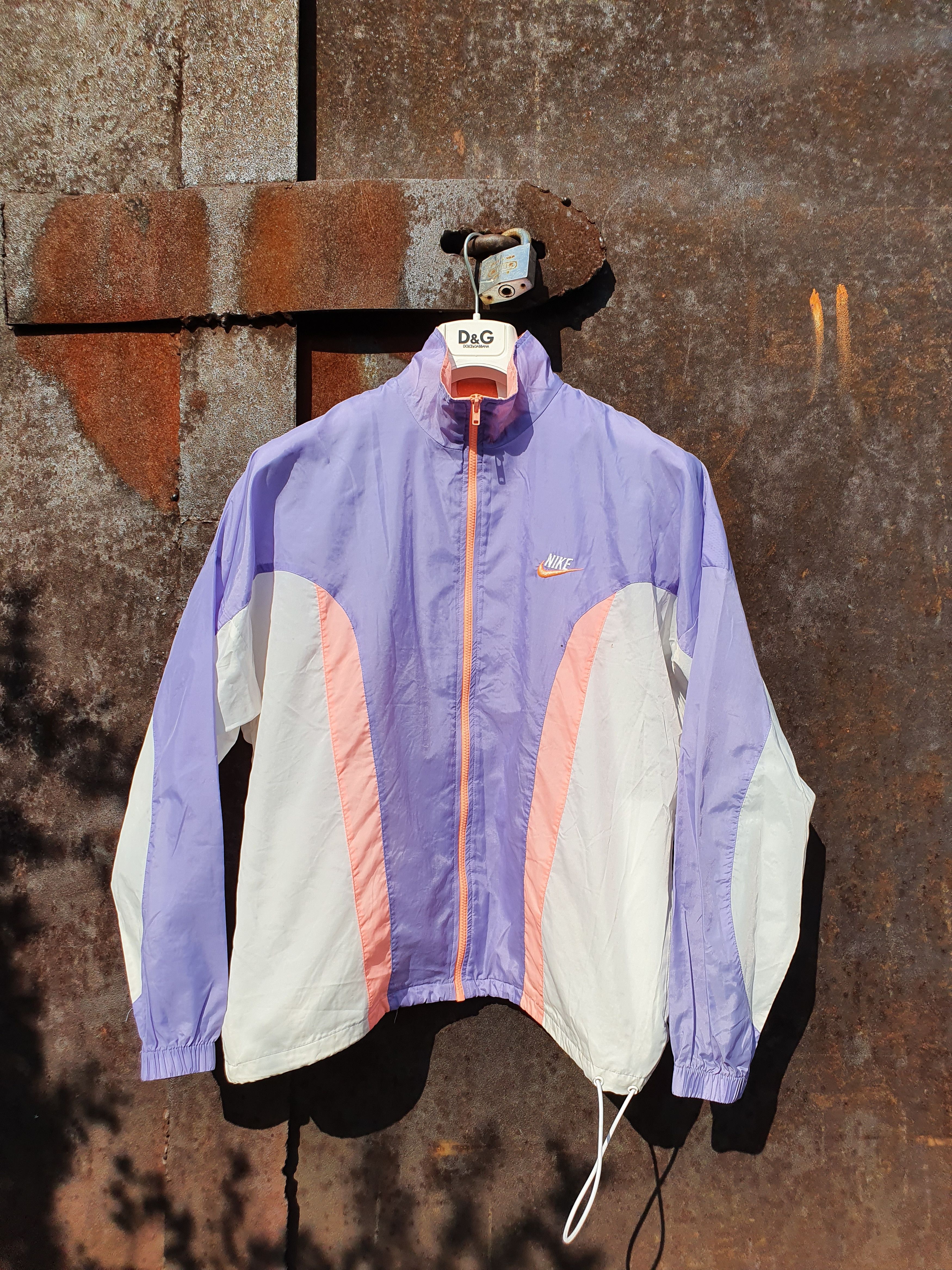 Nike × Vintage Vintage 90s NIKE Running Light Nylon Jacket Track Top Size US L / EU 52-54 / 3 - 13 Thumbnail