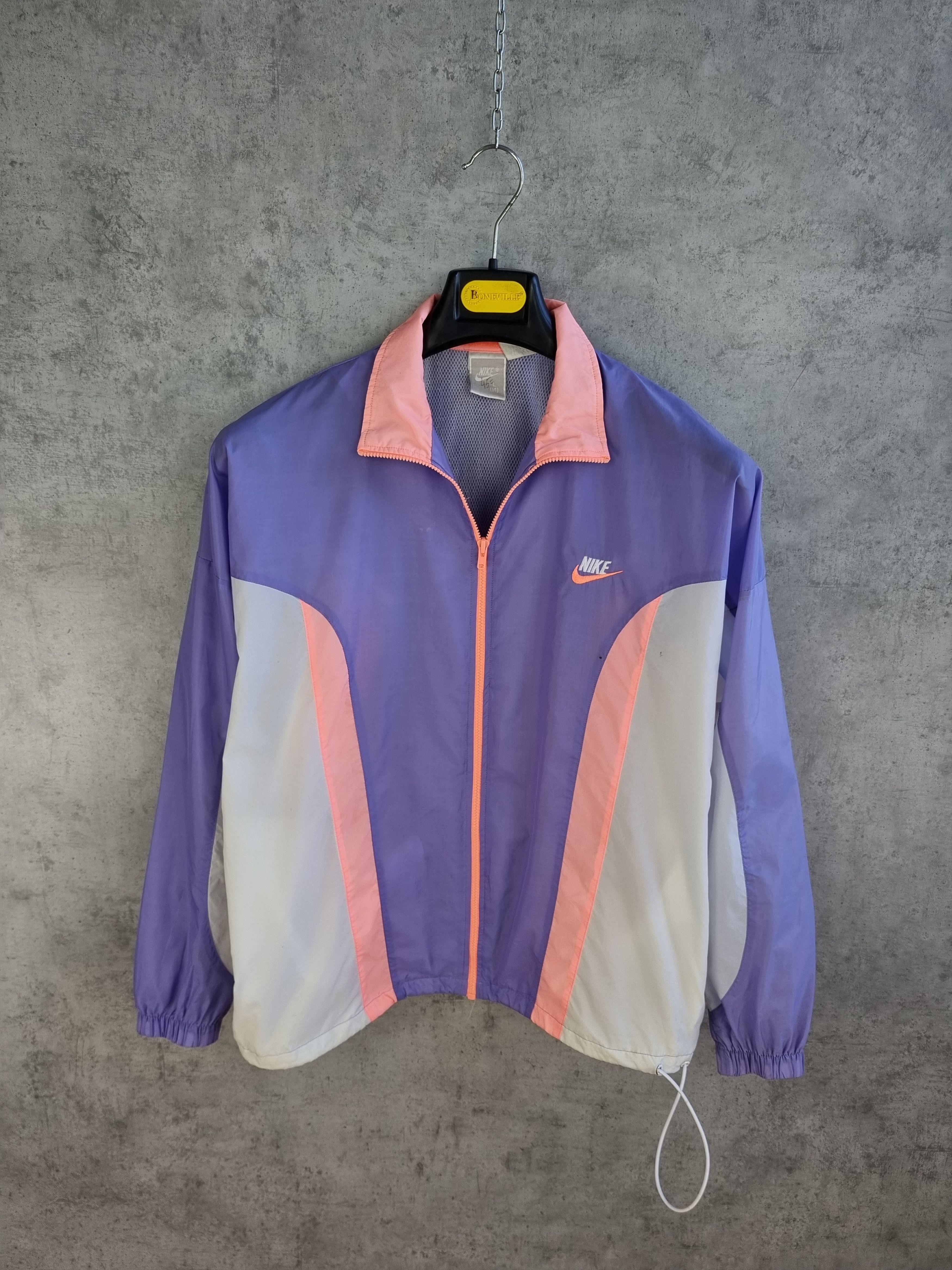 Nike × Vintage Vintage 90s NIKE Running Light Nylon Jacket Track Top Size US L / EU 52-54 / 3 - 2 Thumbnail